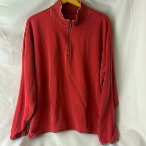Tommy Bahama | mens XL - 1/4 zip pullover in great faded red color.